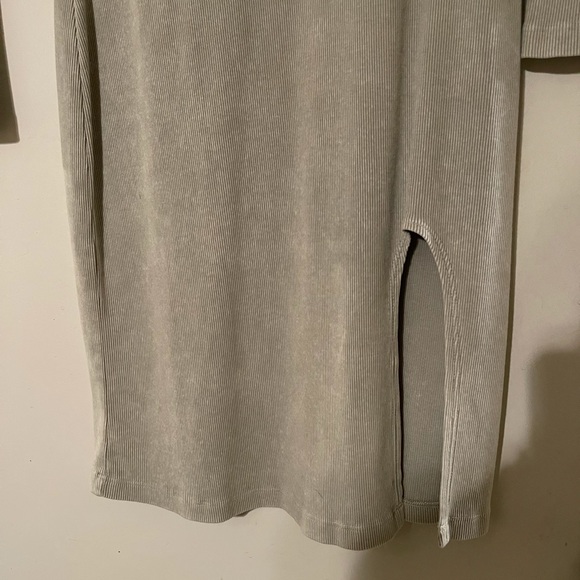 young fabulous & broke long sleeve mini dress in mint / S - Picture 6 of 6